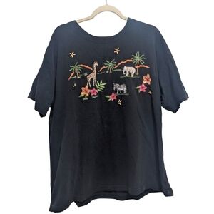 Victoria Jones Woman's Zoo Shirt XL